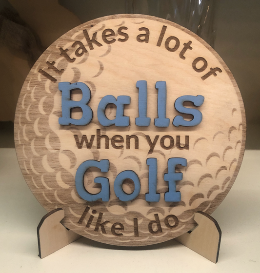 Shelf Signs - Golf Theme