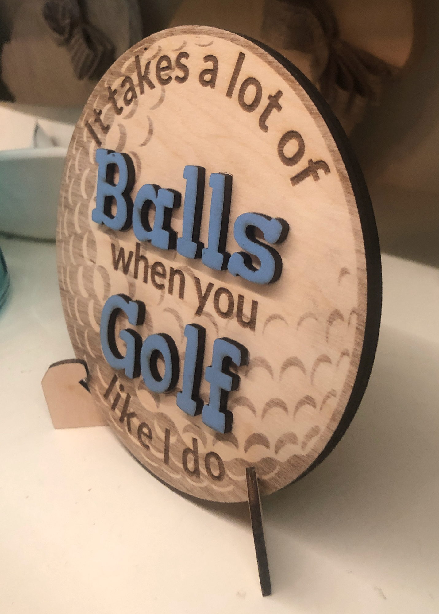 Shelf Signs - Golf Theme