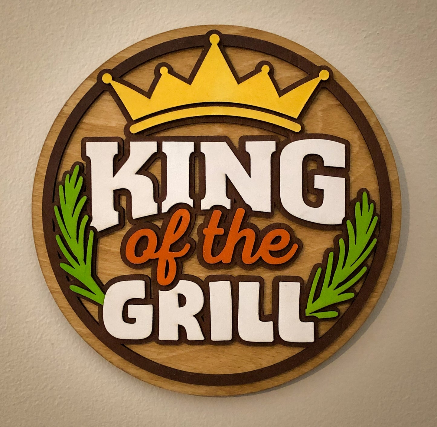 King of the Grill Sign