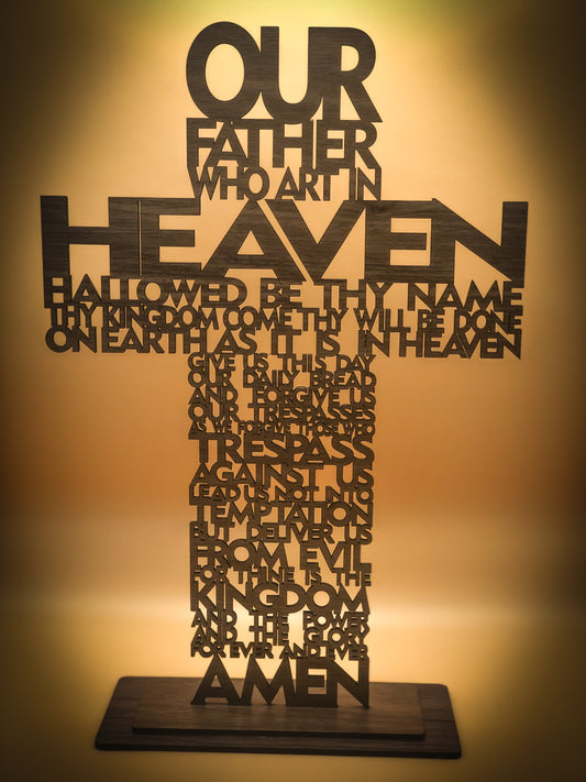 Lord's Prayer Cross