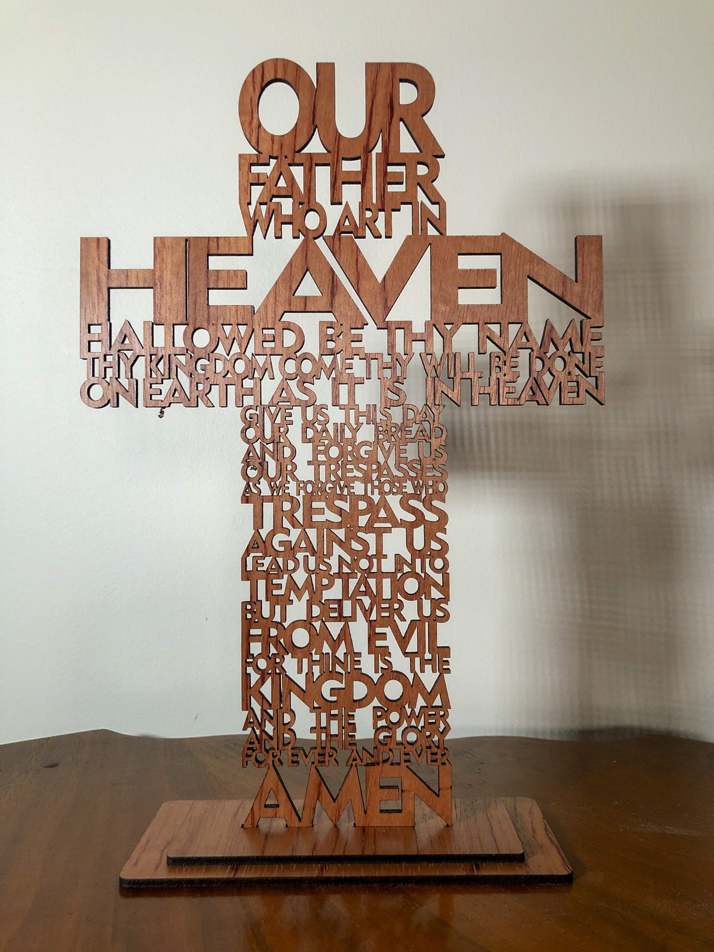 Lord's Prayer Cross