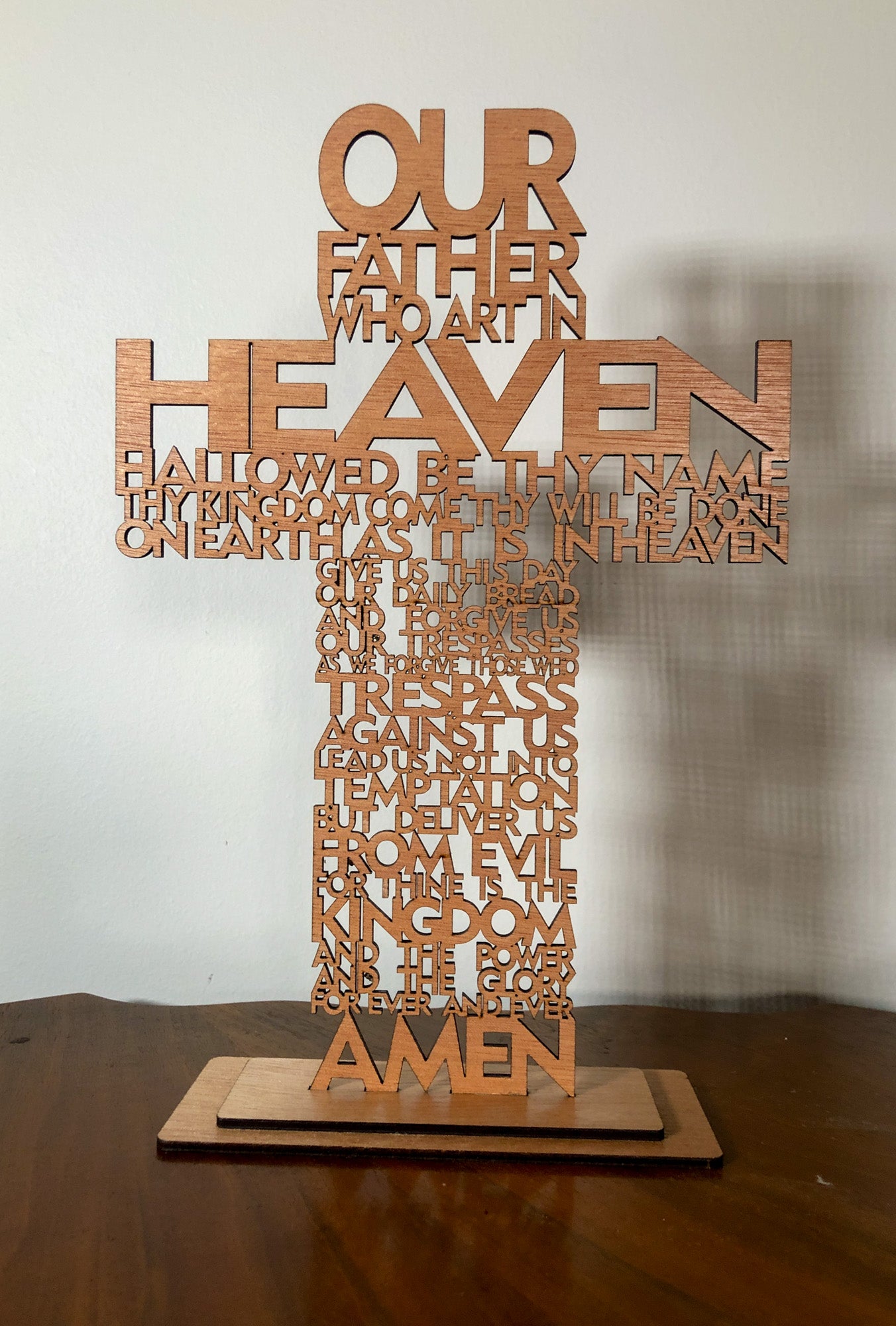Lord's Prayer Cross