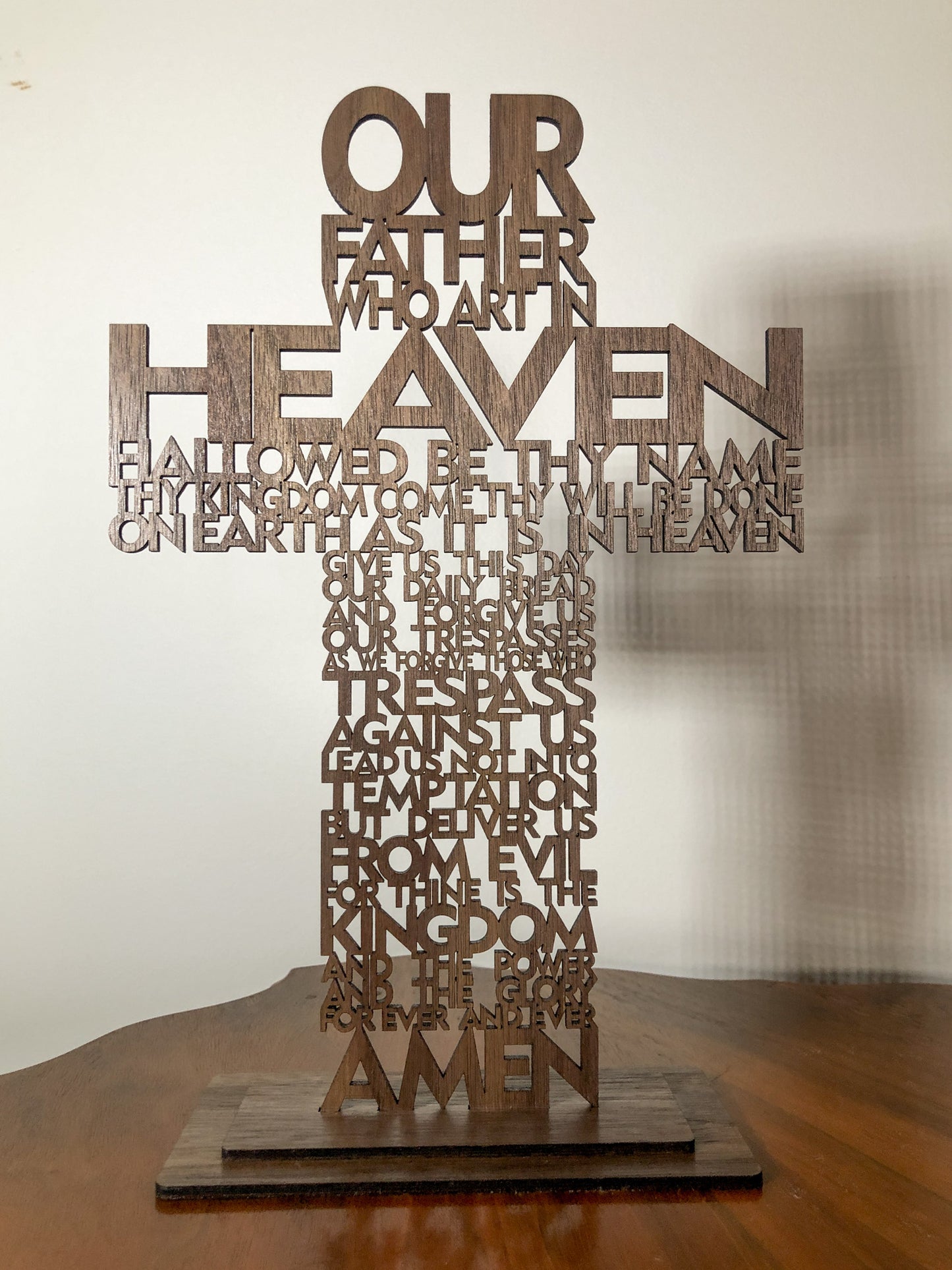 Lord's Prayer Cross
