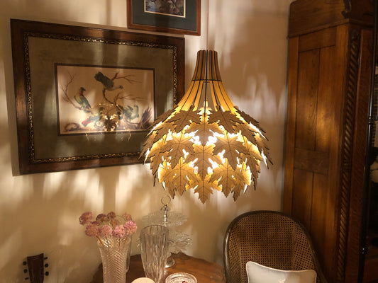 Maple Leaf Hanging Lamp