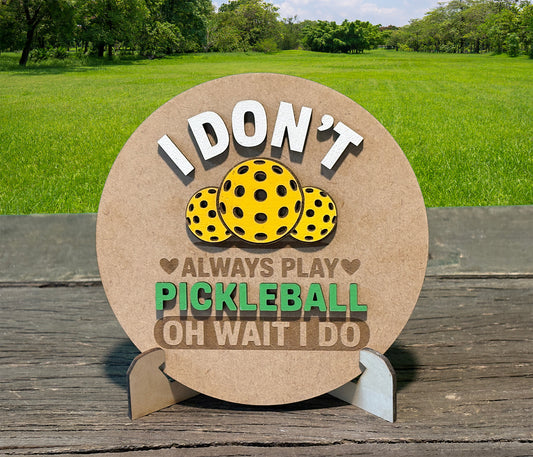 Bookshelf Signs - Pickleball Theme