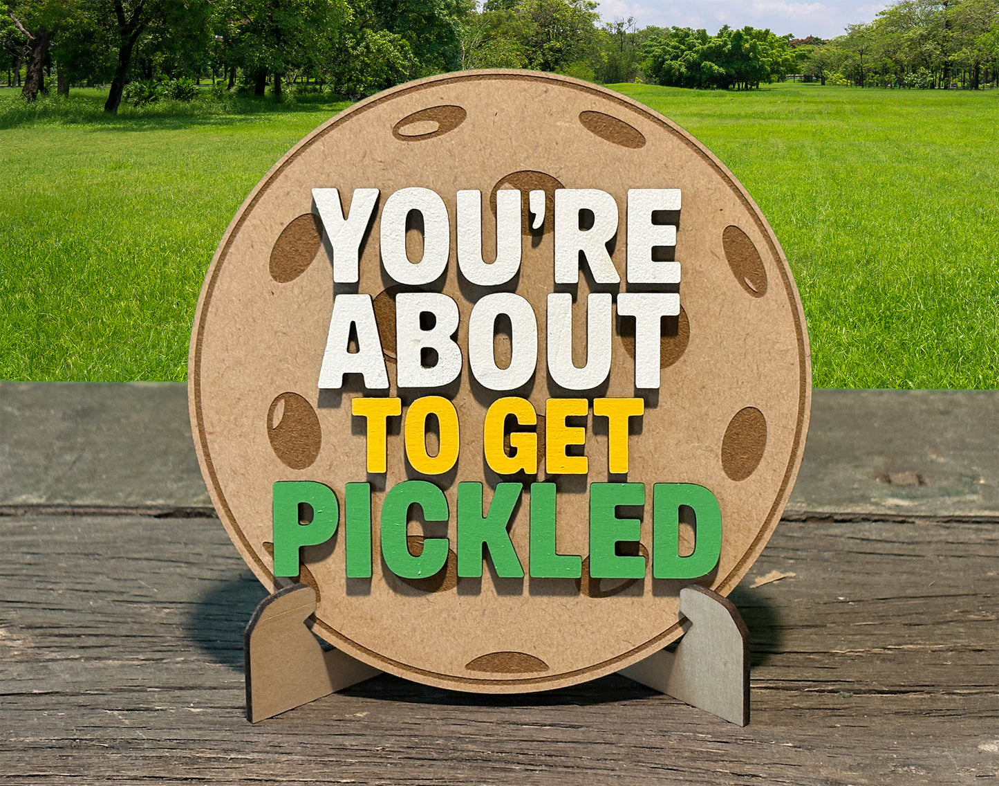 Bookshelf Signs - Pickleball Theme