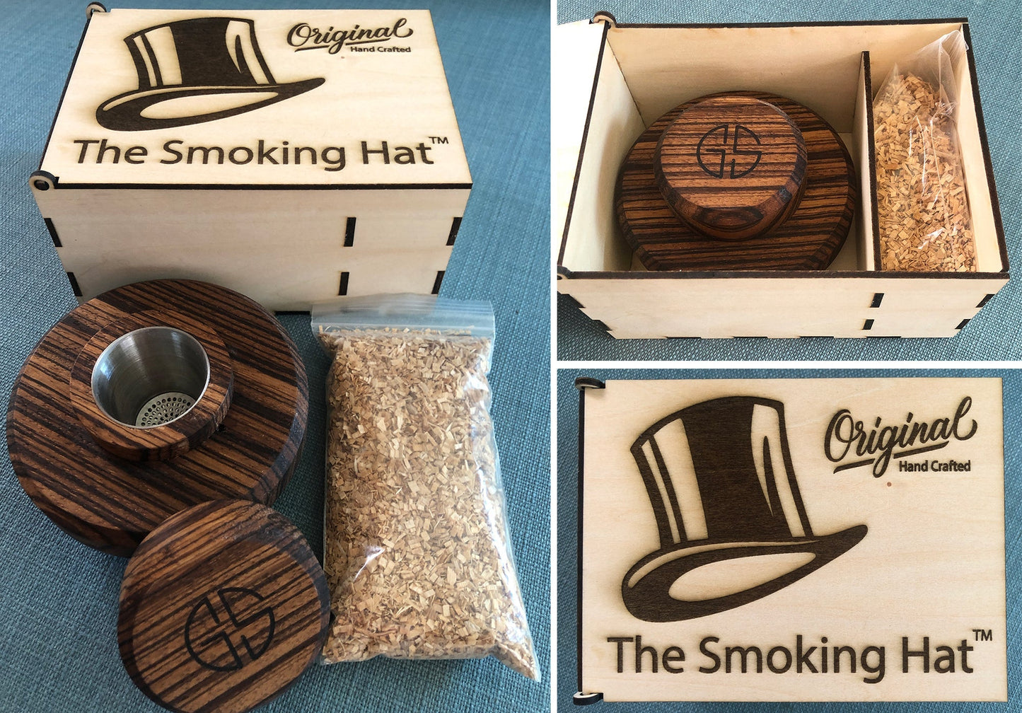 Cocktail Smoker - Burnt Oak