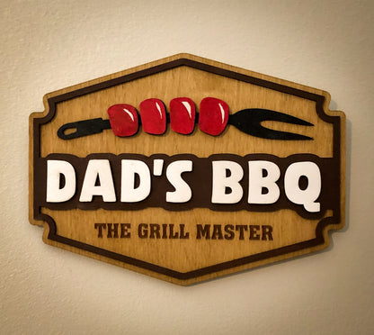 Dad's BBQ Sign