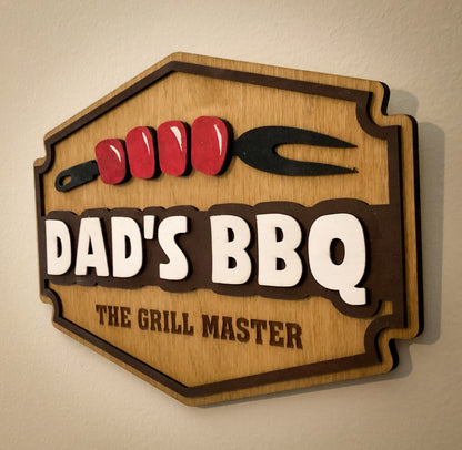 Dad's BBQ Sign