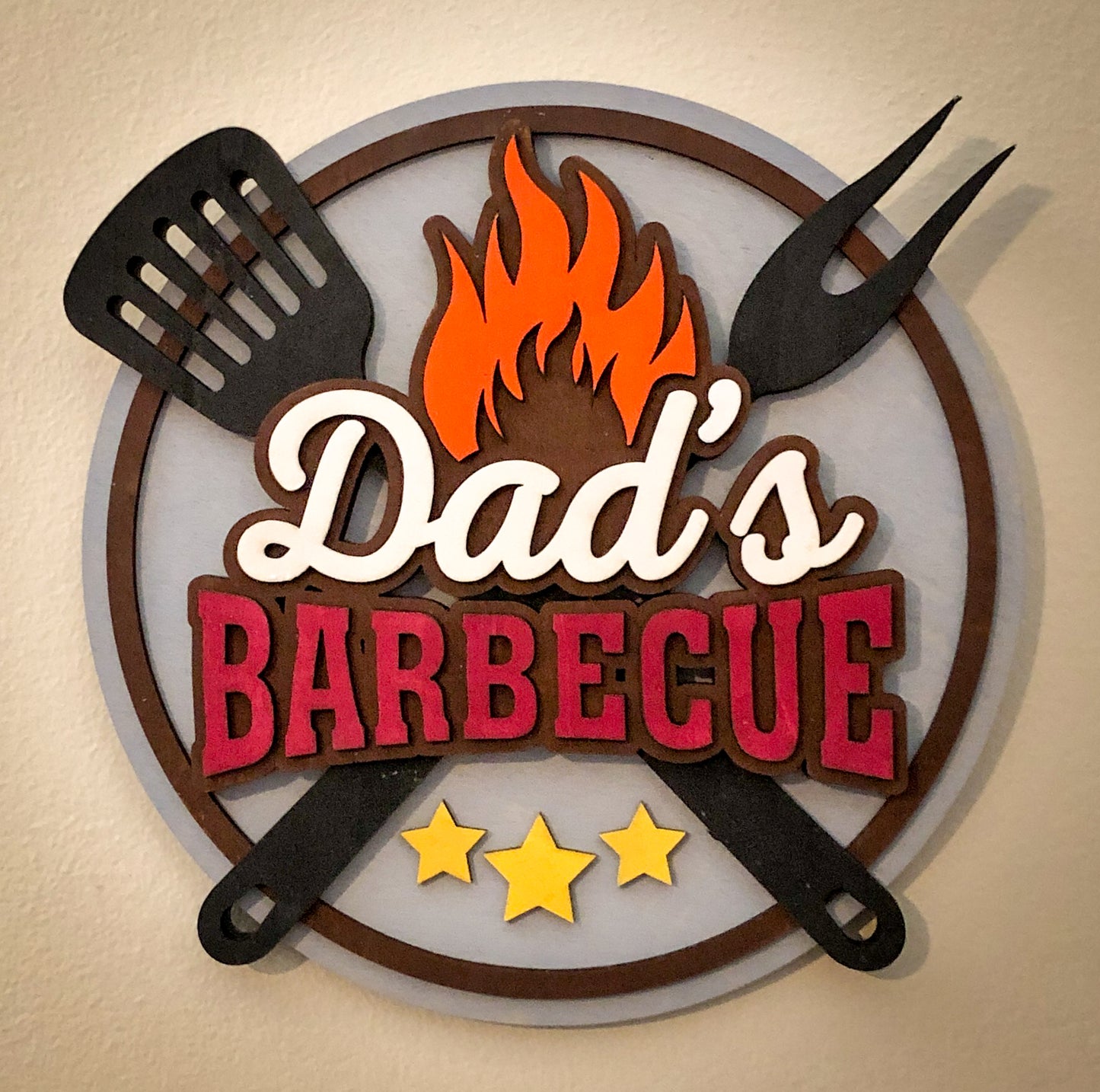 Dad's Barbeque Sign