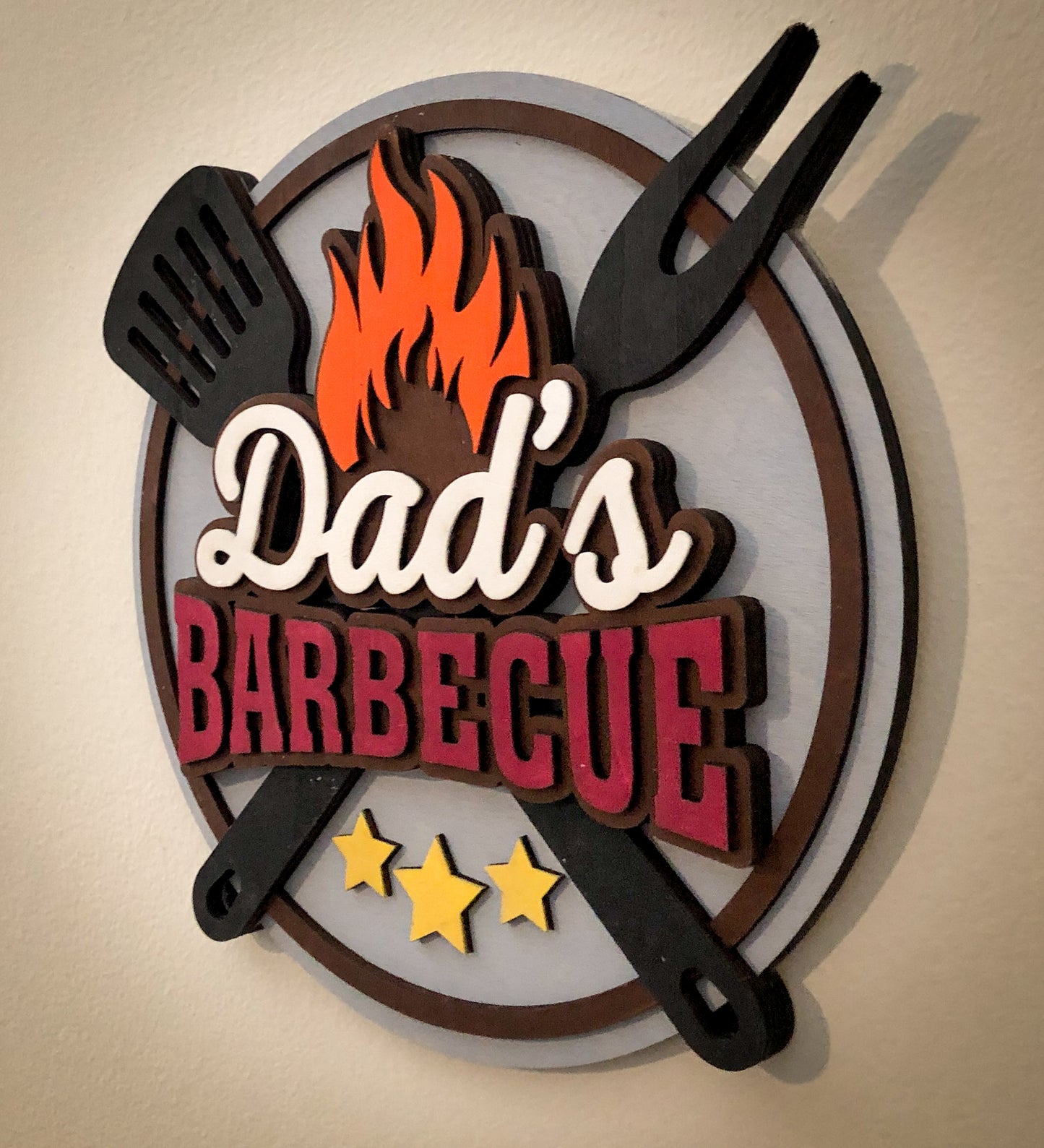 Dad's Barbeque Sign