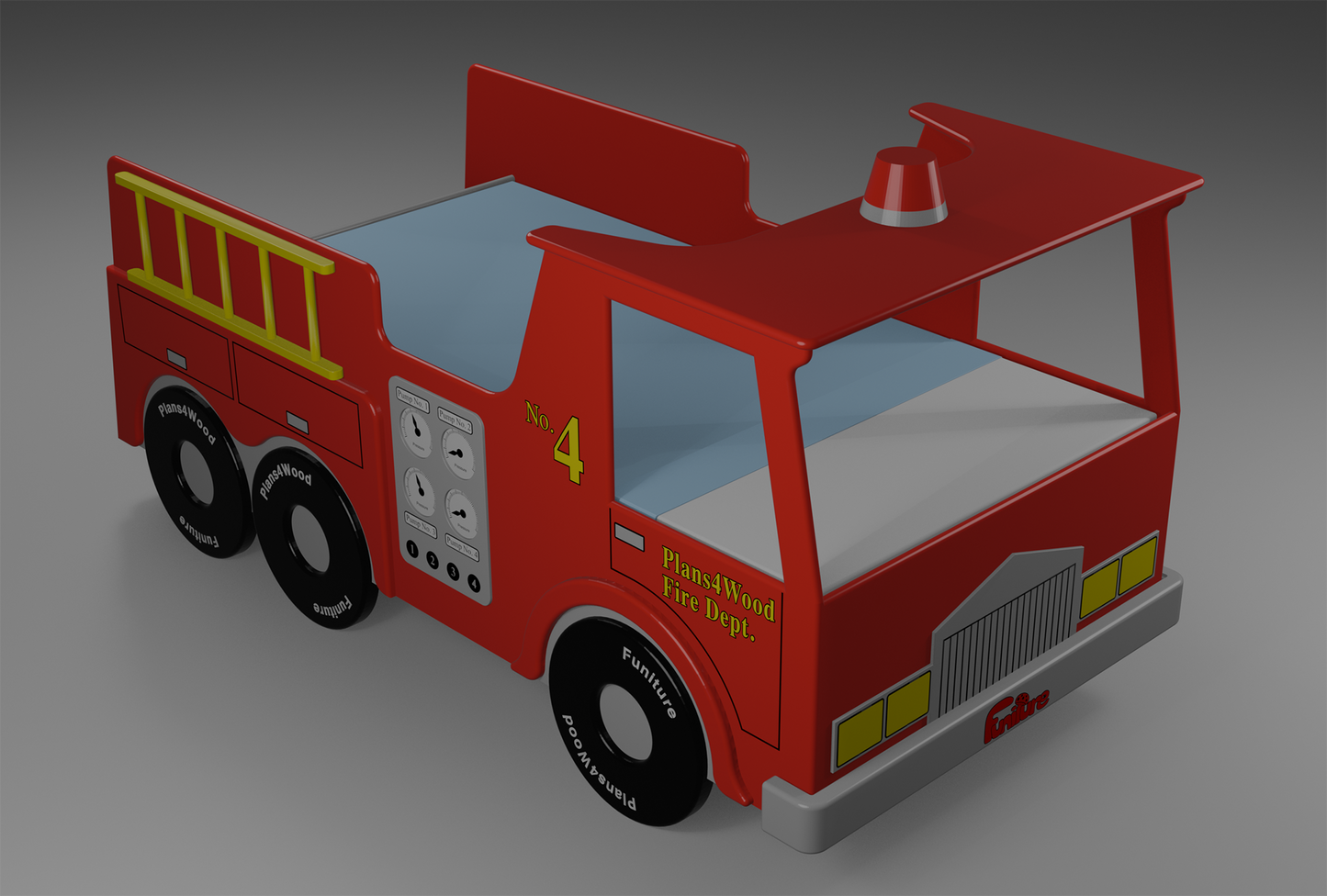 Fire Truck Bed Woodworking Plans