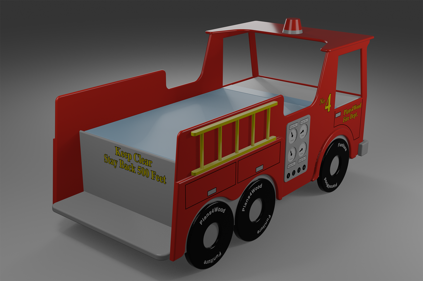 Fire Truck Bed Woodworking Plans
