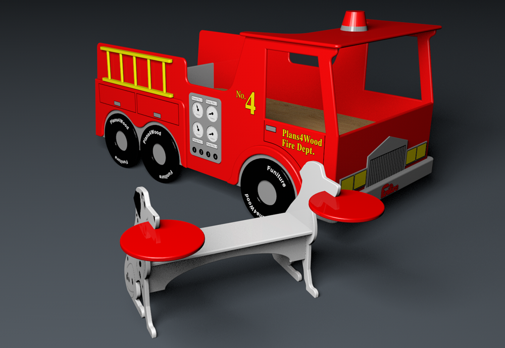 Fire Truck Bed Woodworking Plans