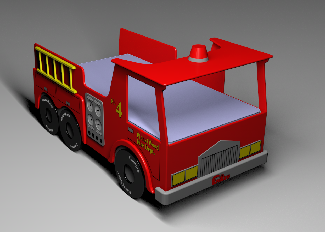 Fire Truck Bed Woodworking Plans