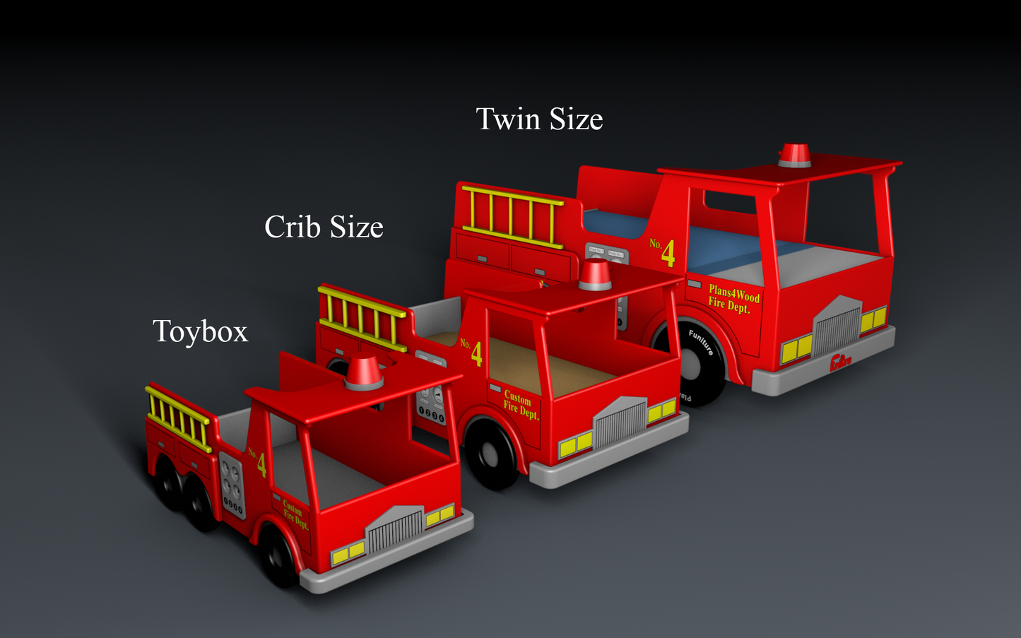Fire Truck Bed Woodworking Plans
