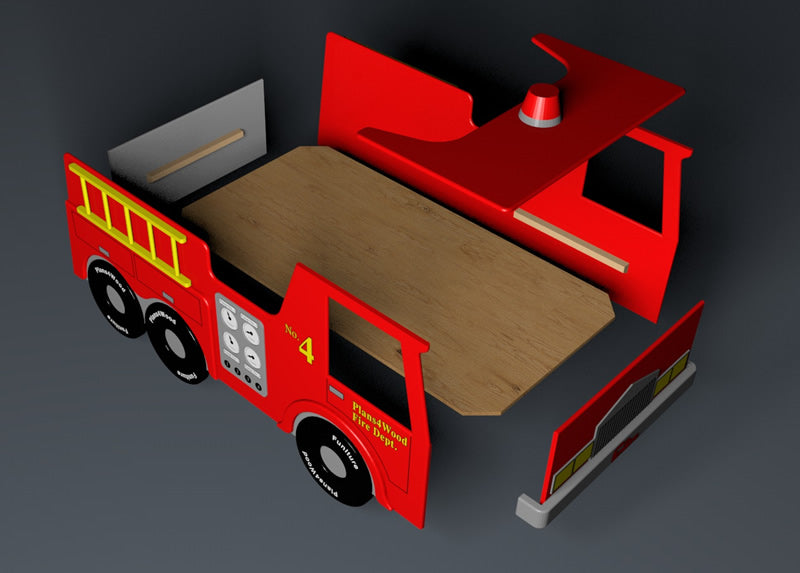 Fire Truck Bed Woodworking Plans