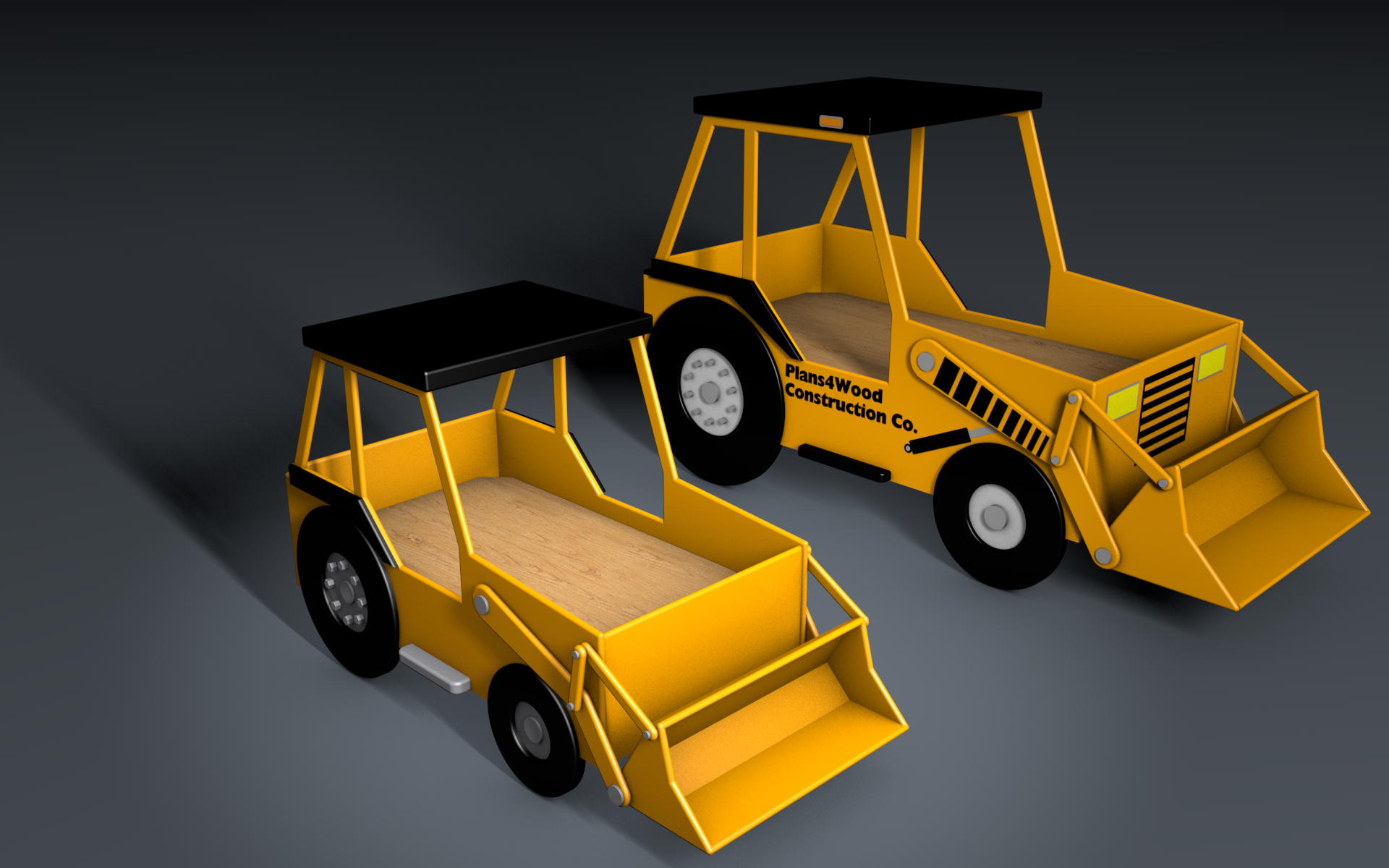 Front End Loader Beds Twin or Crib Size