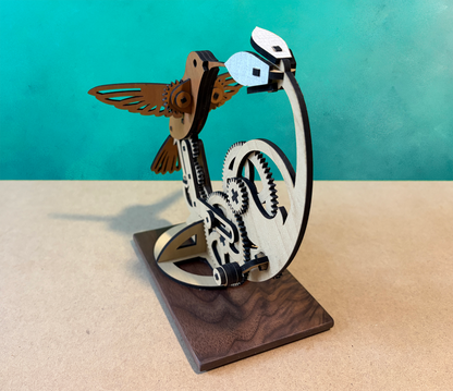 Hummingbird Kinetic Art Front view
