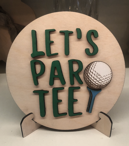 Shelf Signs - Golf Theme