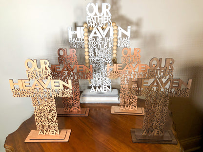 Lord's Prayer Cross