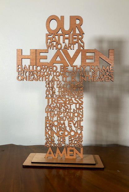 Lord's Prayer Cross