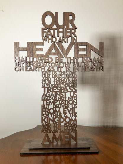 Lord's Prayer Cross