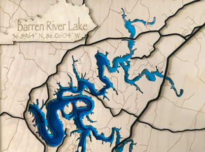 Custom Multi-Layer Bathymetric Maps