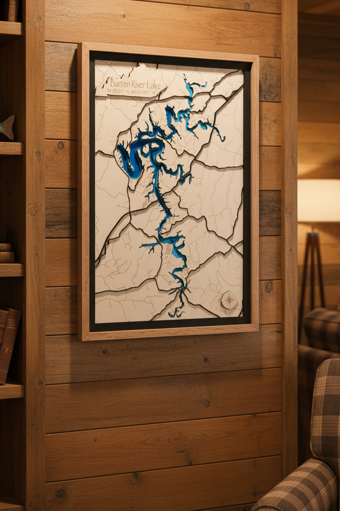 Custom Multi-Layer Bathymetric Maps