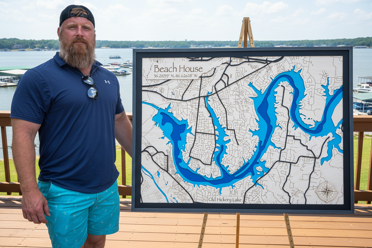 Custom Multi-Layer Bathymetric Maps