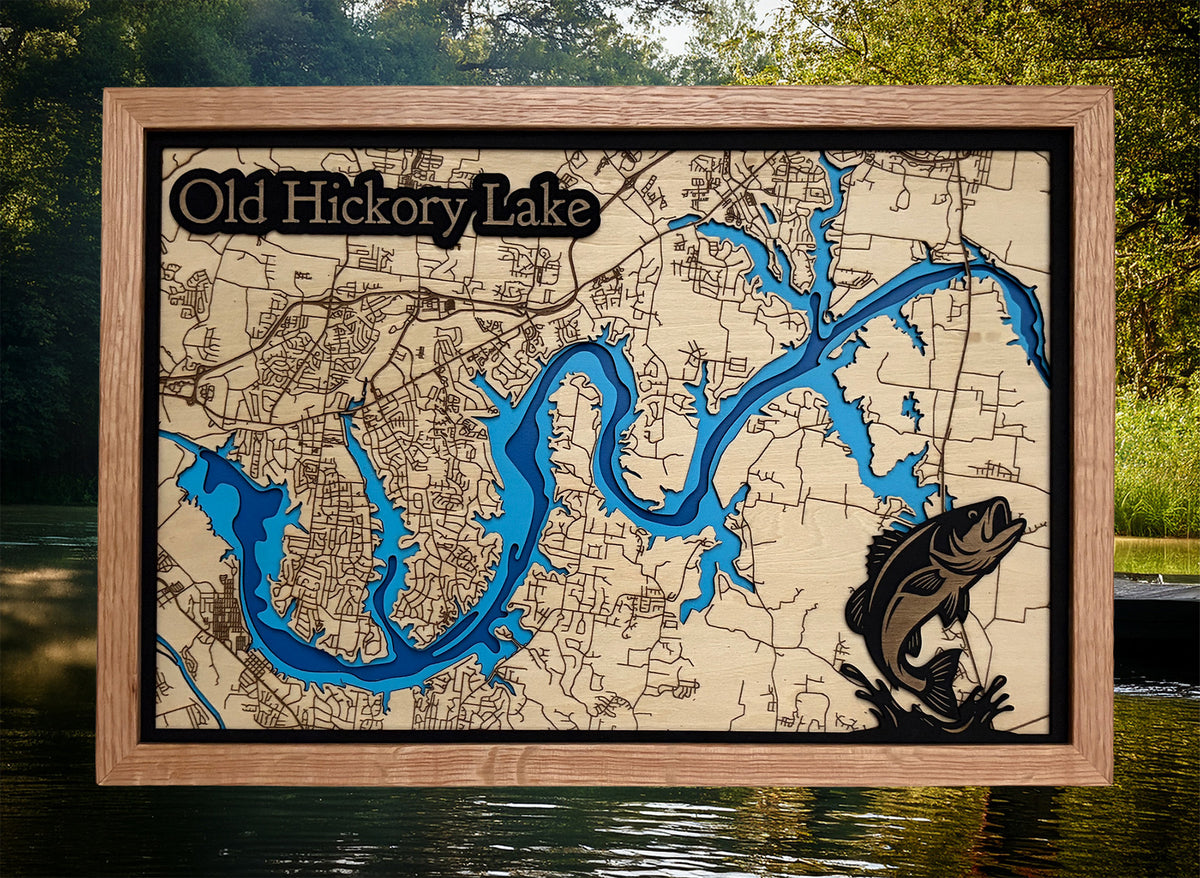 Custom Multi-Layer Bathymetric Maps