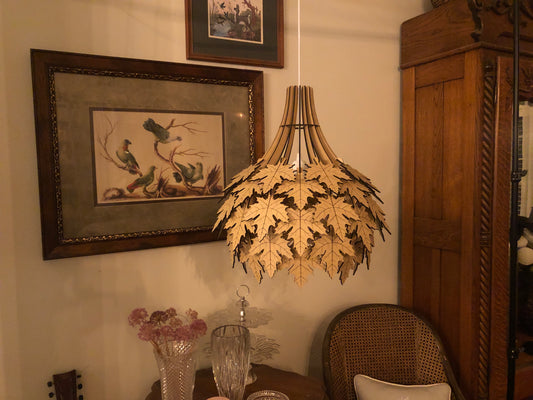 Maple Leaf Hanging Lamp