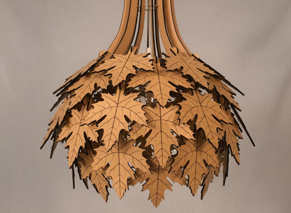Maple Leaf Hanging Lamp