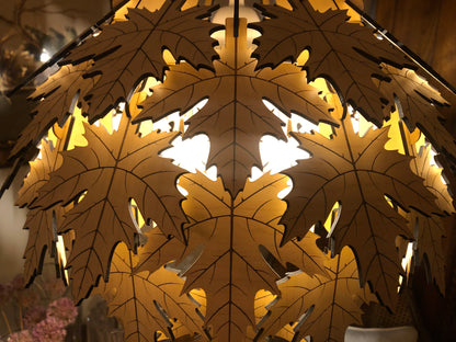 Maple Leaf Hanging Lamp