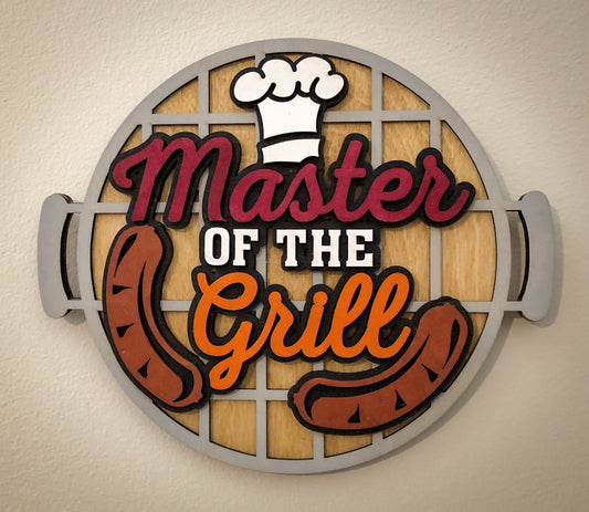 Master of the Grill Sign