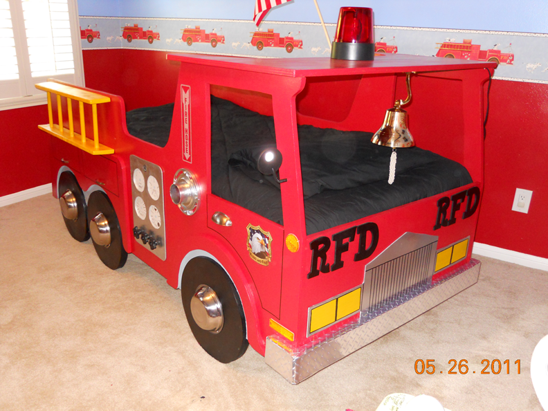 Fire Truck bed picture from customer