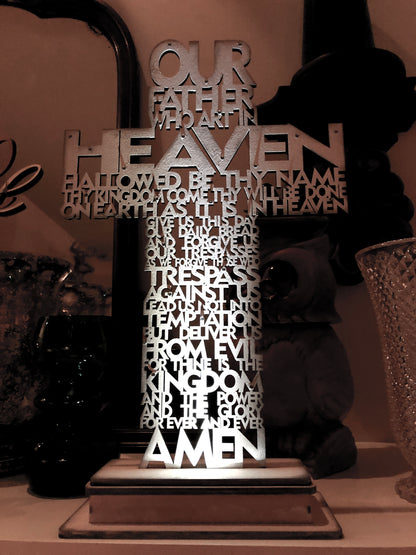 Lord's Prayer Cross