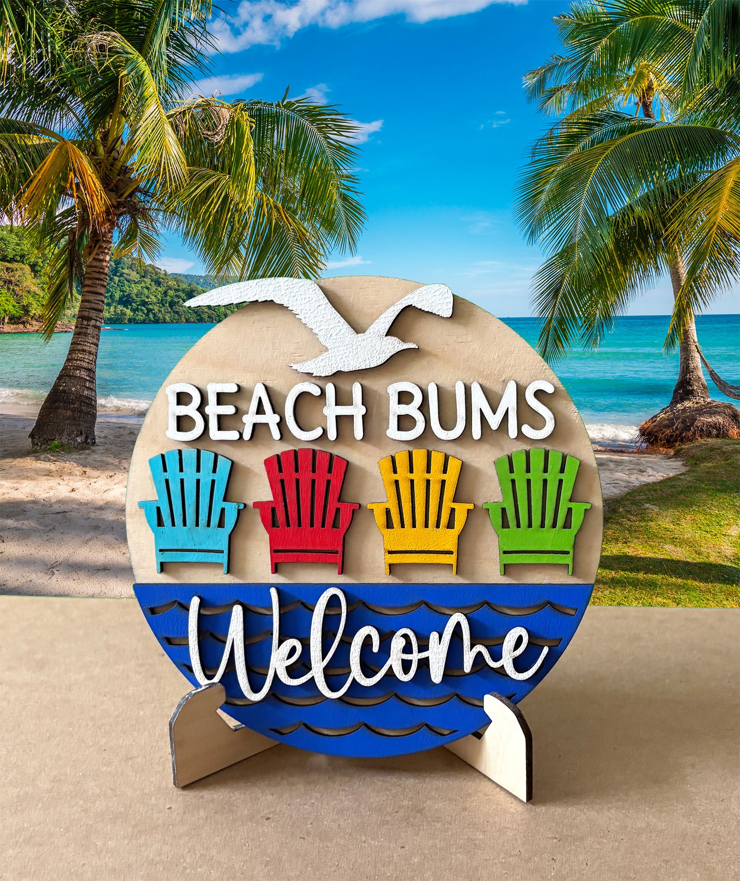 Bookshelf Signs - Beach Theme
