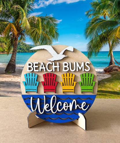 Bookshelf Signs - Beach Theme