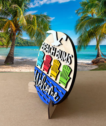 Bookshelf Signs - Beach Theme