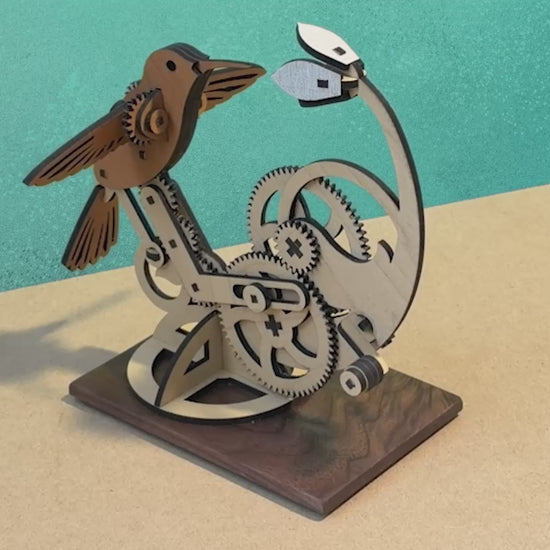 Kinetic Art Hummingbird video of action